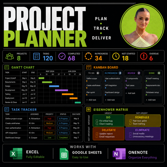 Project Planner Spreadsheet