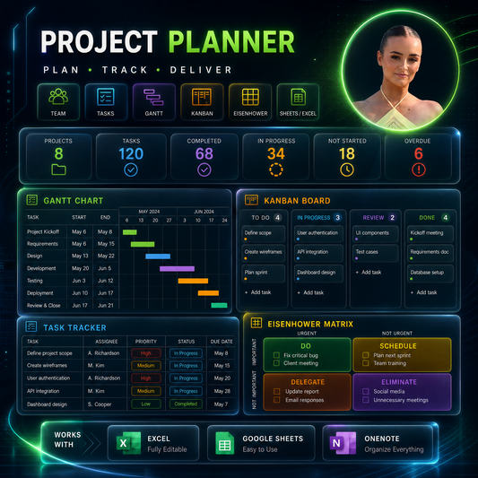 Project Planner Spreadsheet